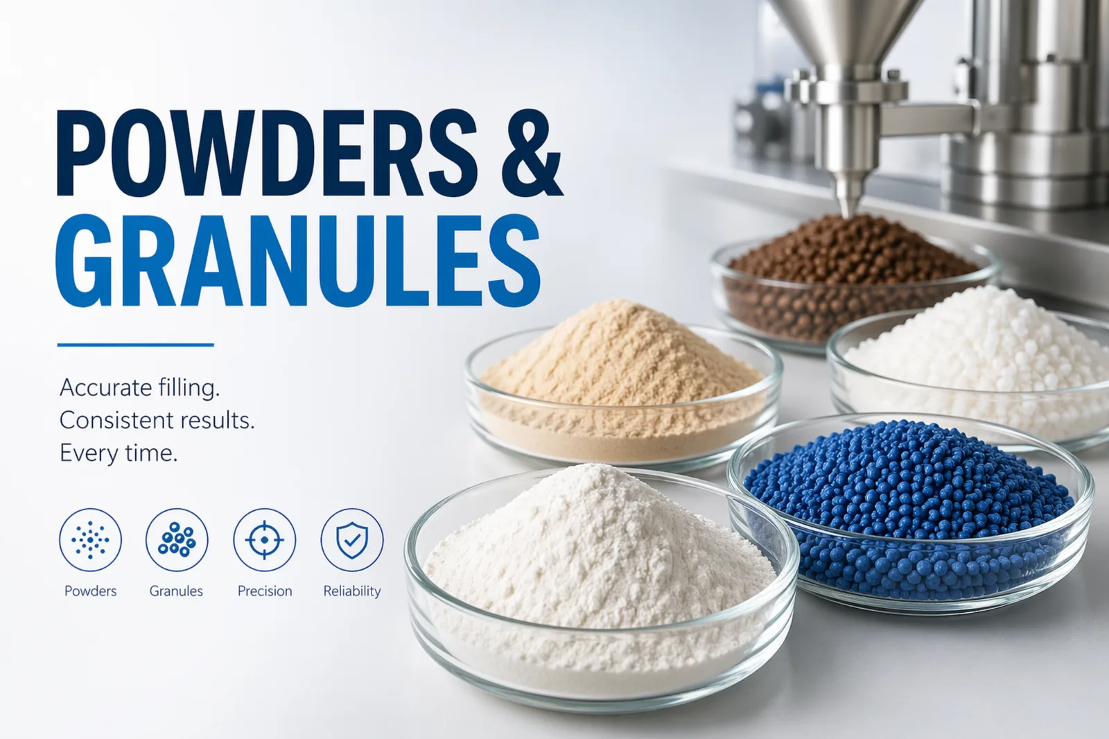 Powders and granules application banner