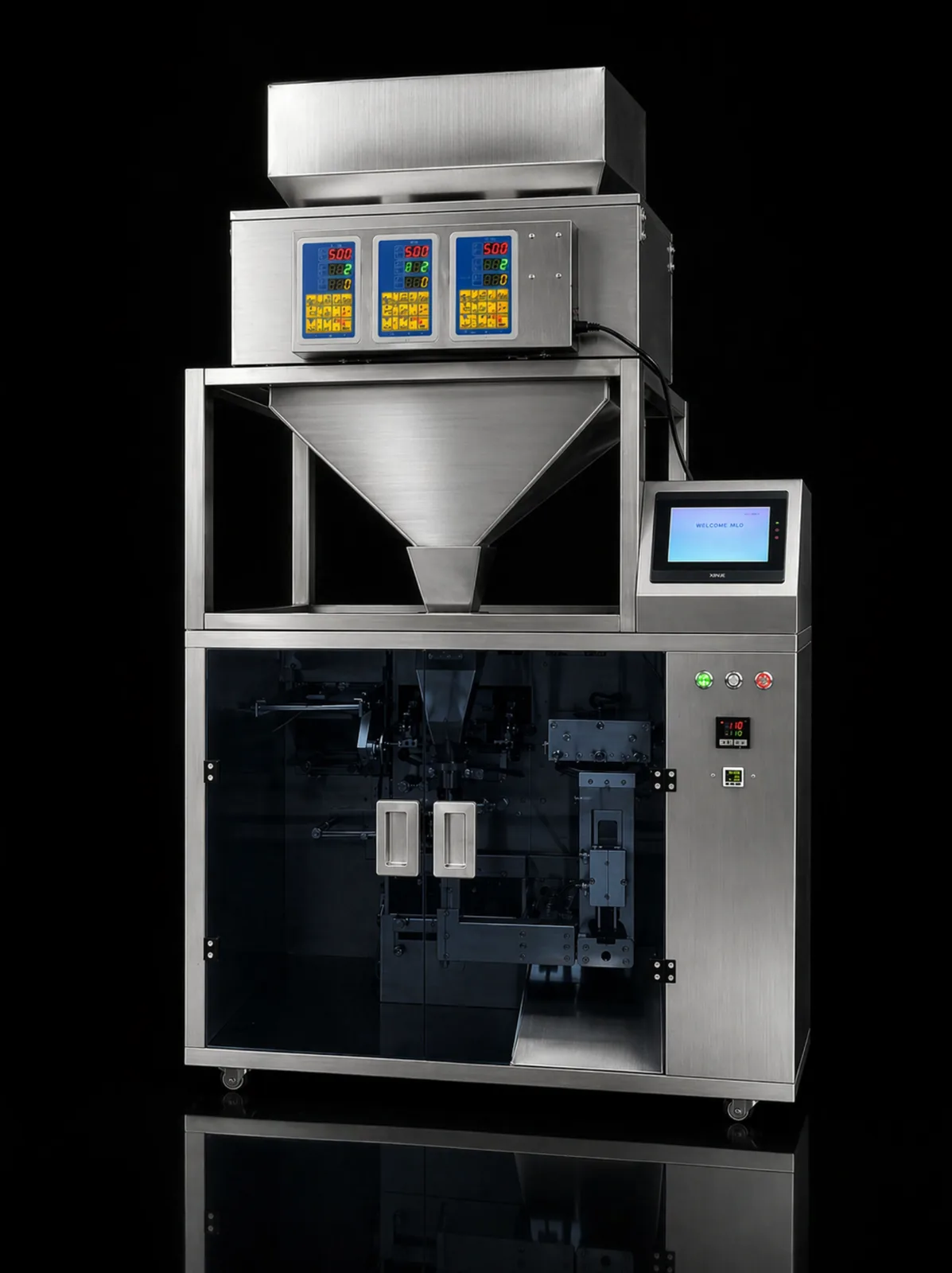 Digital particle weigh filling machine